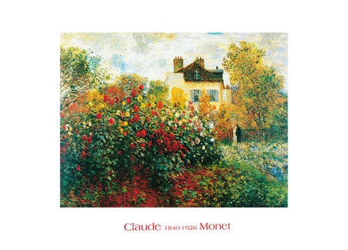 Claude Monet The Artist's Garden affiche art 70x50cm | Yourdecoration.fr