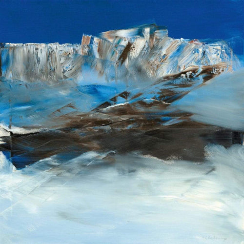 Conny Roßkamp Eislandschaft I affiche art 98x98cm | Yourdecoration.fr