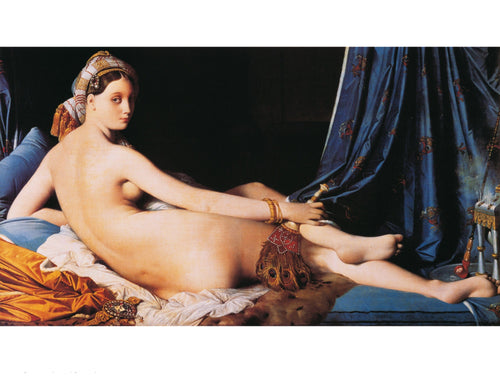 Dominique Ingres La Grande Odalisque affiche art 80x60cm | Yourdecoration.fr