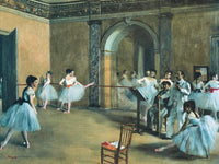 Edgar Degas  The Dance Foyer at the Opera affiche art 80x60cm | Yourdecoration.fr