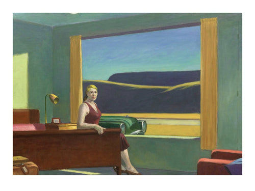PGM Edward Hopper Western Motel 1957 affiche art 40x30cm | Yourdecoration.fr
