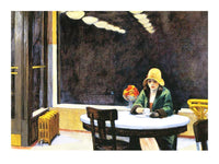 PGM Edward Hopper Automat 1927 affiche art 40x30cm | Yourdecoration.fr