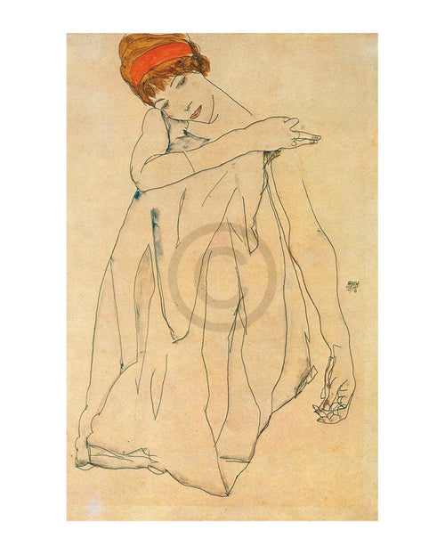 Egon Schiele  Die Tänzerin affiche art 40x50cm | Yourdecoration.fr
