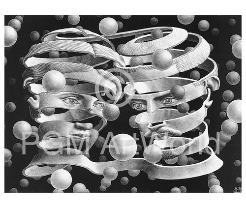 M. C. Escher Band ohne Ende affiche art 65x55cm | Yourdecoration.fr
