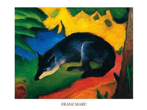 Franz Marc Fuchs affiche art 80x60cm | Yourdecoration.fr