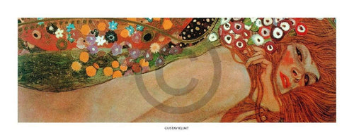 Gustav Klimt Acqua Mossa affiche art 50x20cm | Yourdecoration.fr