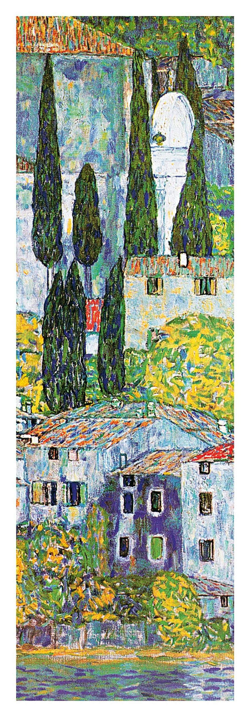 Gustav Klimt Chiesa a cassone sul garda affiche art 35x100cm | Yourdecoration.fr
