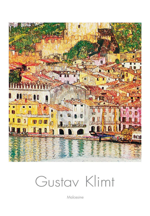 Gustav Klimt Malcesine affiche art 70x100cm | Yourdecoration.fr