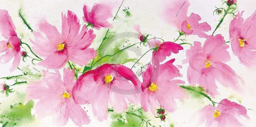 Heidi Reil  Rosa Kosmeen affiche art 100x50cm | Yourdecoration.fr