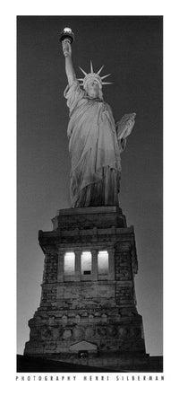 Henri Silberman  Statue of Liberty affiche art 22x50cm | Yourdecoration.fr