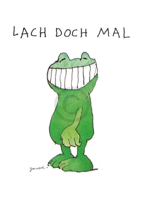 Janosch Lach doch mal affiche art 48x58cm | Yourdecoration.fr