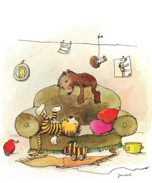 Janosch Mittagsruhe affiche art 48x58cm | Yourdecoration.fr