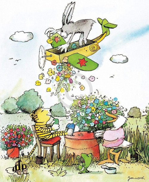Janosch Blumenregen affiche art 48x58cm | Yourdecoration.fr