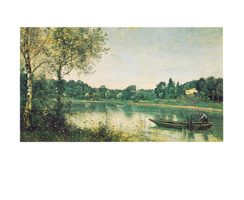 J.B.C. Corot L'étang de ville d'Avray affiche art 30x24cm | Yourdecoration.fr
