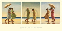 Jack Vettriano  Summer Days Triptychon affiche art 70x36cm | Yourdecoration.fr