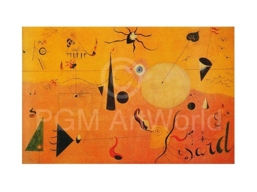 Joan Miro Paysage Catalan affiche art 80x60cm | Yourdecoration.fr