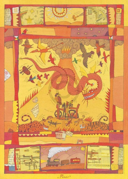 Vitali P. Konstantinov Feuer affiche art 48x67cm | Yourdecoration.fr