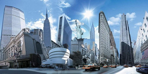 Nyss N.Y.Highlights affiche art 100x50cm | Yourdecoration.fr