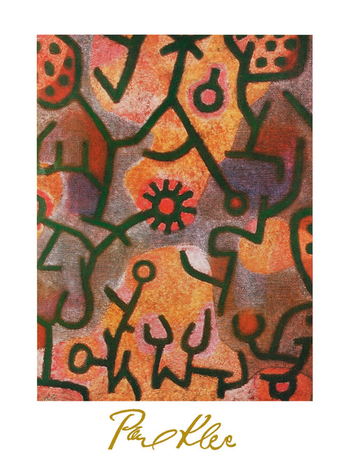Paul Klee Flora di Roccia affiche art 60x80cm | Yourdecoration.fr