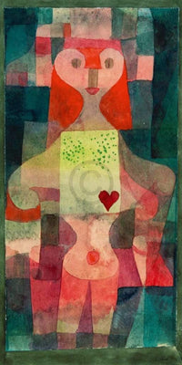 Paul Klee  Herzdame affiche art 60x80cm | Yourdecoration.fr
