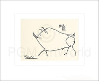 Pablo Picasso  Le petit cochon affiche art 60x50cm | Yourdecoration.fr