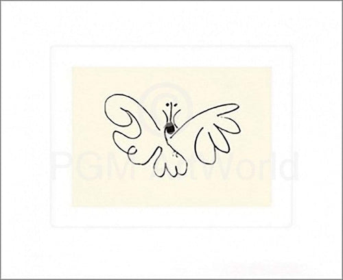 Pablo Picasso Le Papillon affiche art 50x60cm | Yourdecoration.fr