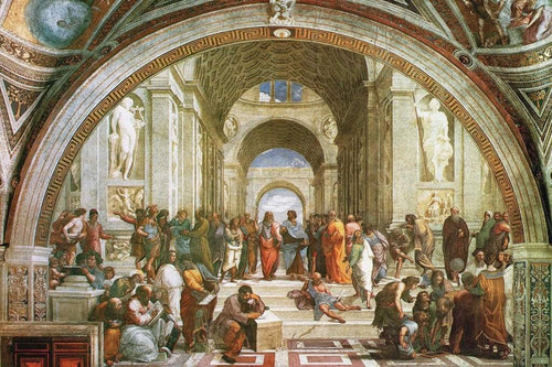 Raffael La scuola di Atene affiche art 90x60cm | Yourdecoration.fr