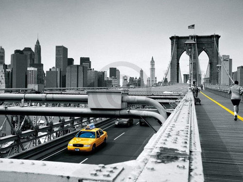 Thomas Reis Yellow Cab affiche art 80x60cm | Yourdecoration.fr