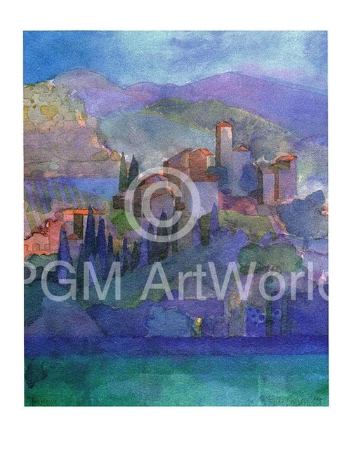 Ralf Westphal Pietrabuona, Toskana affiche art 30x40cm | Yourdecoration.fr