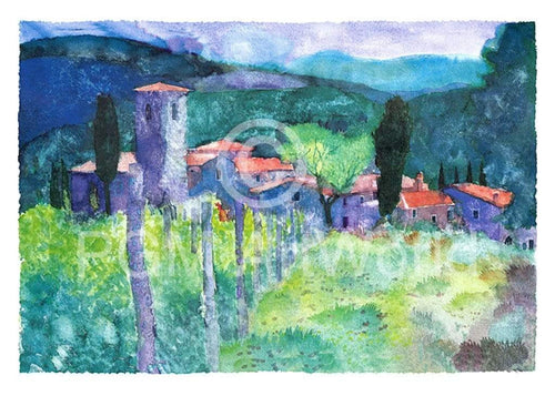 Ralf Westphal Castello di Spaltenna, Chianti affiche art 70x50cm | Yourdecoration.fr