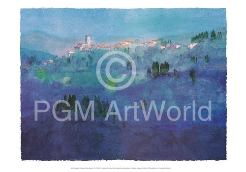 Ralf Westphal Landschaft bei Pistoia affiche art 100x70cm | Yourdecoration.fr