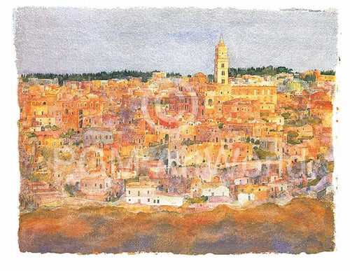 Ralf Westphal Matera Sassi / Basilicata affiche art 100x70cm | Yourdecoration.fr