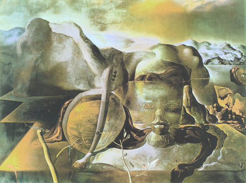 Salvador Dali  L'enigme sans fin, 1938 affiche art 80x60cm | Yourdecoration.fr