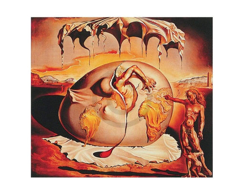 Salvador Dali Geopoliticus affiche art 50x40cm | Yourdecoration.fr