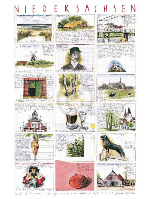 Sabine Gerke Niedersachsen I affiche art 60x80cm | Yourdecoration.fr