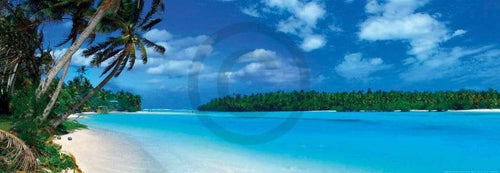Shutterstock Panoramic Lagoon affiche art 95x33cm | Yourdecoration.fr
