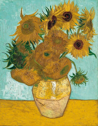Vincent Van Gogh  Vase mit Sonnenblumen affiche art 70x90cm | Yourdecoration.fr