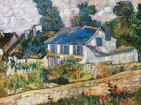 Vincent Van Gogh  Case ad Auvers affiche art 80x60cm | Yourdecoration.fr