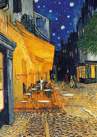 Vincent Van Gogh  CafÃ© Terrasse am Abend affiche art 21x29.7cm | Yourdecoration.fr