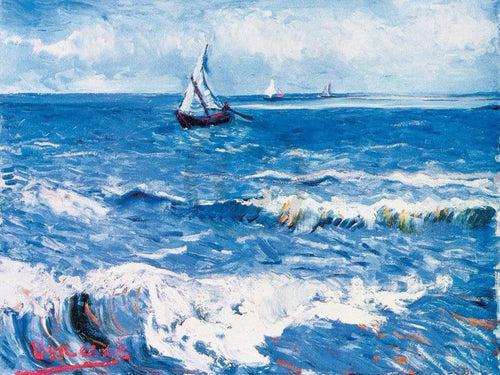 Vincent Van Gogh Paesaggio marino affiche art 80x60cm | Yourdecoration.fr
