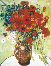 Vincent Van Gogh  Vase avec marguerite affiche art 60x80cm | Yourdecoration.fr