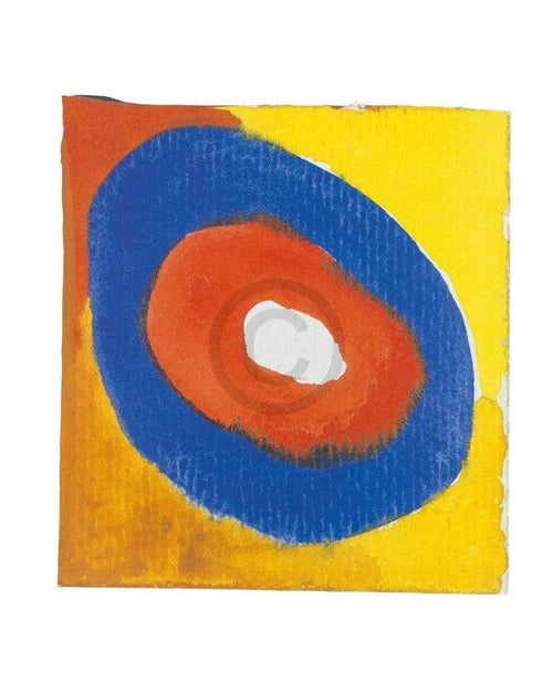 Wassily Kandinsky Colour studies with technical affiche art 40x50cm | Yourdecoration.fr