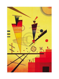 Wassily Kandinsky  Structure joyeuse affiche art 60x80cm | Yourdecoration.fr