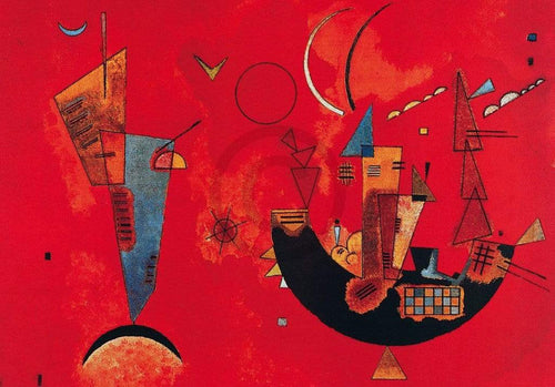 Wassily Kandinsky Mit und Gegen affiche art 100x70cm | Yourdecoration.fr
