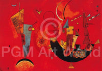 Wassily Kandinsky  Mit und Gegen affiche art 70x50cm | Yourdecoration.fr