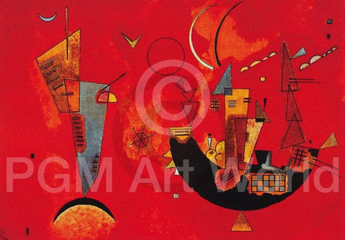 Wassily Kandinsky Mit und Gegen affiche art 70x50cm | Yourdecoration.fr