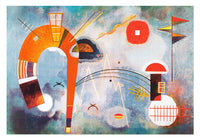 Wassily Kandinsky  Rond et pointu affiche art 100x70cm | Yourdecoration.fr