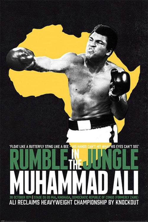 Pyramid Muhammad Ali Rumble in the Jungle Affiche 61x91,5cm | Yourdecoration.fr