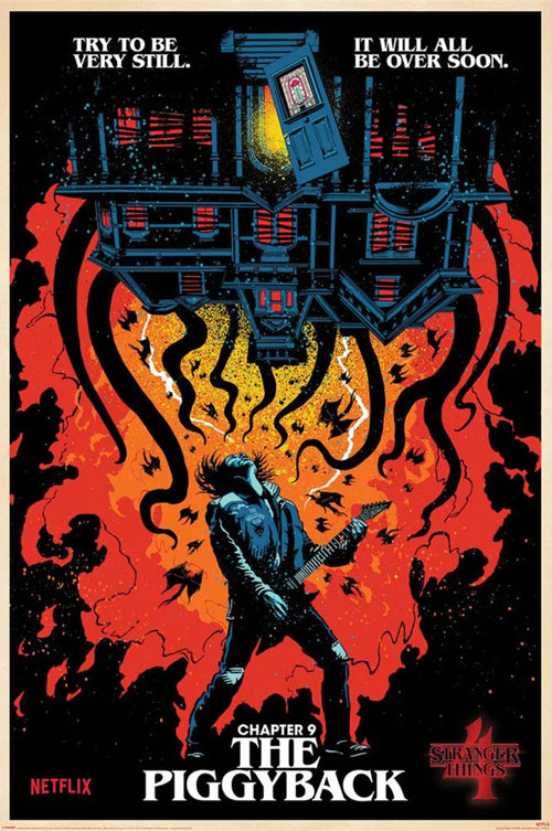 pyramid pp35213 stranger things 4 chapter 9 the piggyback poster 61x91-5cm | Yourdecoration.fr