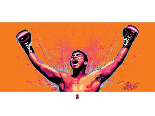 Pyramid Muhammad Ali Loud affiche art 60x80cm | Yourdecoration.fr